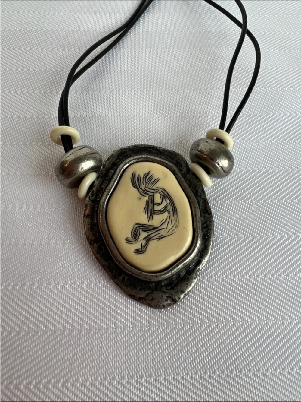 12” Kokopelli Pendant Necklace